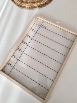 Organisateur semaine (style ardoise)