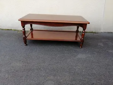 Table basse merisier