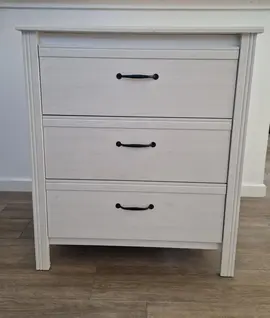 IKEA BRUSALI commode blanche
