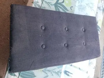 coffre de rangemenr en tissu pliable noirle