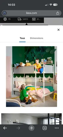 lit superposé enfant