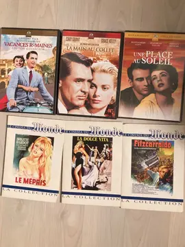 lot de nombreux DVD