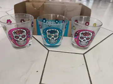 lot 2 - 6 verres style cubanisto