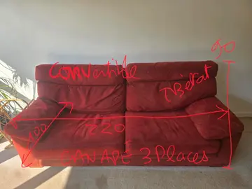 CONVERTIBLE canapé 3 places