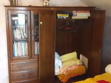 3 armoires séparables de hauteur 1,75m bois massif