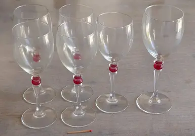 5+1 verres à pied