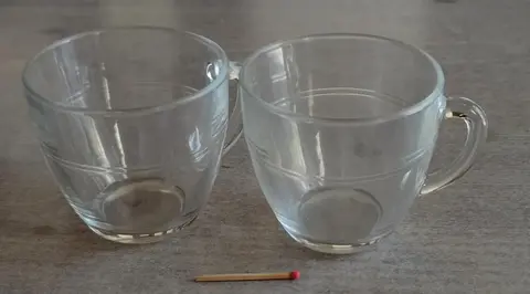 lot de 2 tasses en verre Duralex