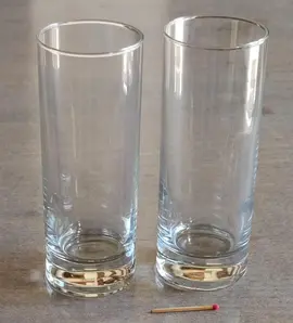 lot de 2 verres hauts