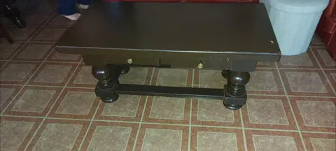 table de salon en bois à relouker