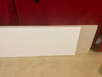 Plaques BA 13 isolant + sous couche sol stratifié + Laine de verre + Map & réagréage