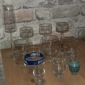 verres apéritif et digestif