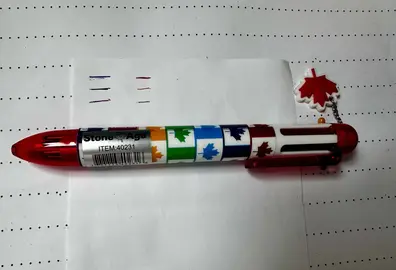 Stylo 6 couleurs neuf Canada