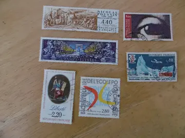 Timbres FRANCE Grand format LOT 10