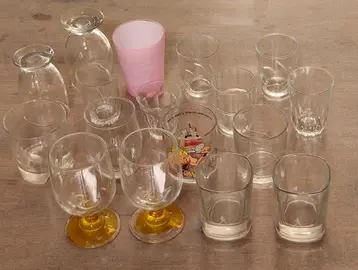 lot de verres divers