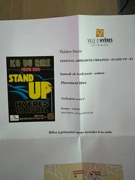 donne billet spectacle