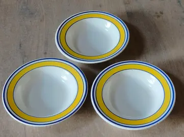 lot de 3 assiettes creuses ∅~22cm