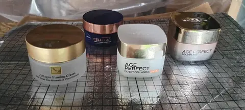 70 pots vides "soin du visage" pour ses propres confections ou rangements divers (perles, bijoux...)