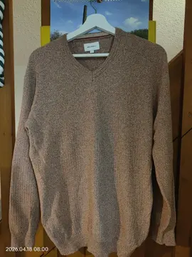 pull devred L rouge et blanc