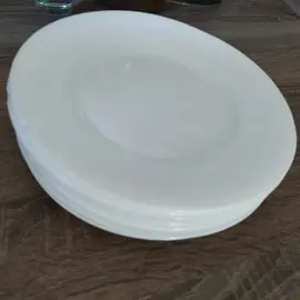 9 assiettes plates