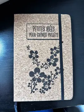 Carnet de note couverture en liège neuf