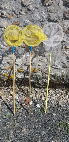 Lot de 3 épuisettes