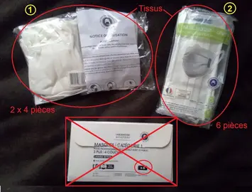 Masques de protection respiratoire