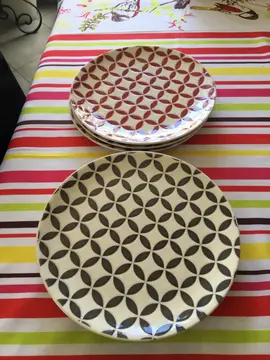 assiettes rondes
