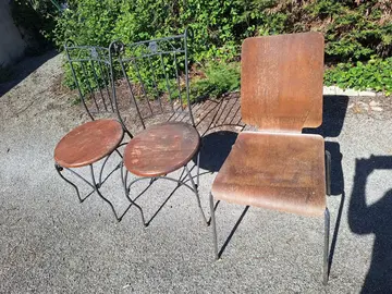 Lot de 3 chaises
