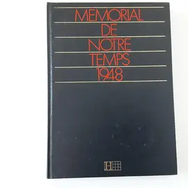 Livre " mémorial de notre temps 1948"