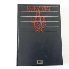 Livre " mémorial de notre temps 1950"