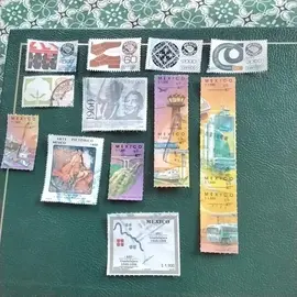 donne timbres Mexique 🇲🇽 1lot 1envoie