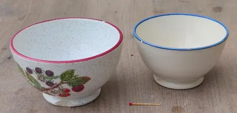 2 bols en céramique