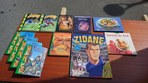 Divers livres enfant et recettes