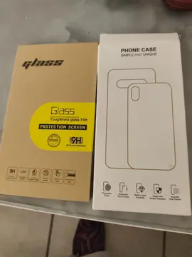 coque et verres protection tel