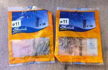 attaches en plastique pour rideaux, ∅11