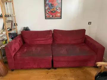 Canapé rouge