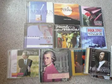 Lot de CD musiques diverses, bon état et testés