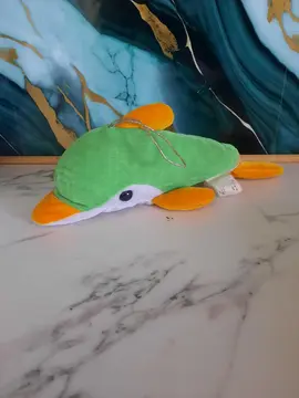 Peluche dophin vert
