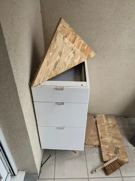 meuble de cuisine/ stockage bricolage