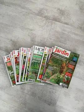 lot de magazines sur le jardin