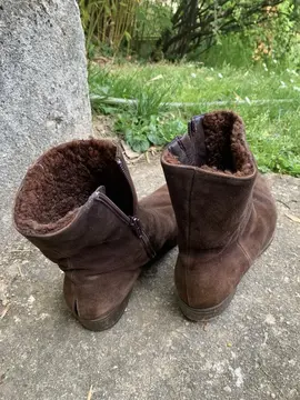 Bottines fourrées femme