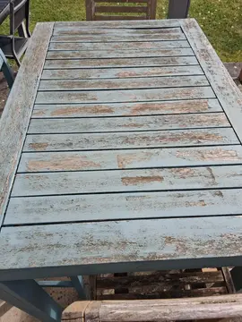 Table haute de jardin