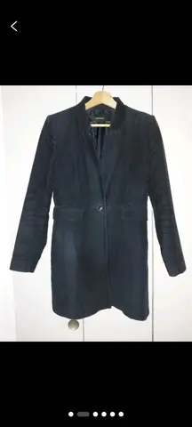 manteau marine Zara t.M