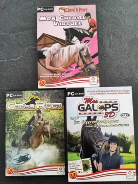 Jeu pc cdrom sur les chevaux