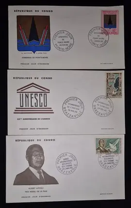 Timbre - Premier jour Congo