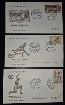 Timbres - Premier jour Niger