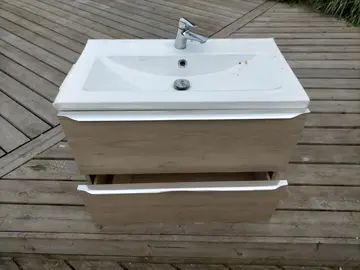 vasque SDB + meuble (sans les pieds de meuble)