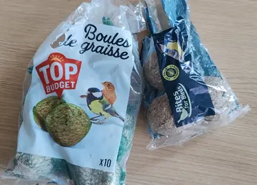 Boules de graisse oiseaux