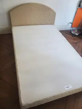 sommier + tête de lit 120x190 cm
