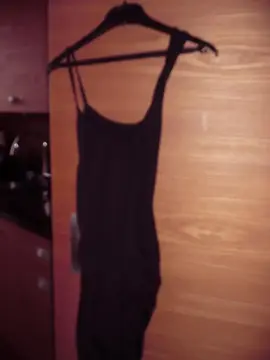 Robe longue noire moulante -Taille 34-36